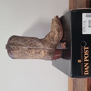 Women's Dan Post Tan Leather Boots - Size 9